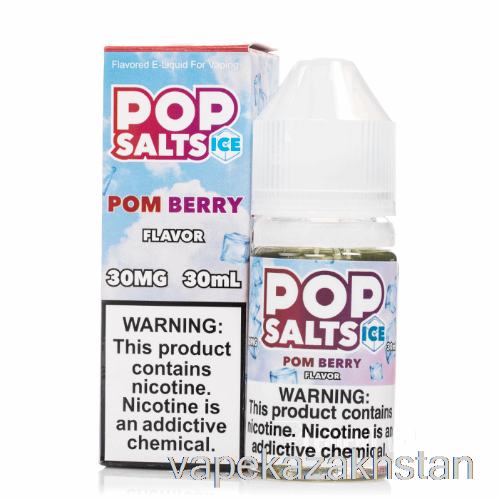 Vape Disposable ICE Pom Berry - Pop Salts - 30mL 50mg